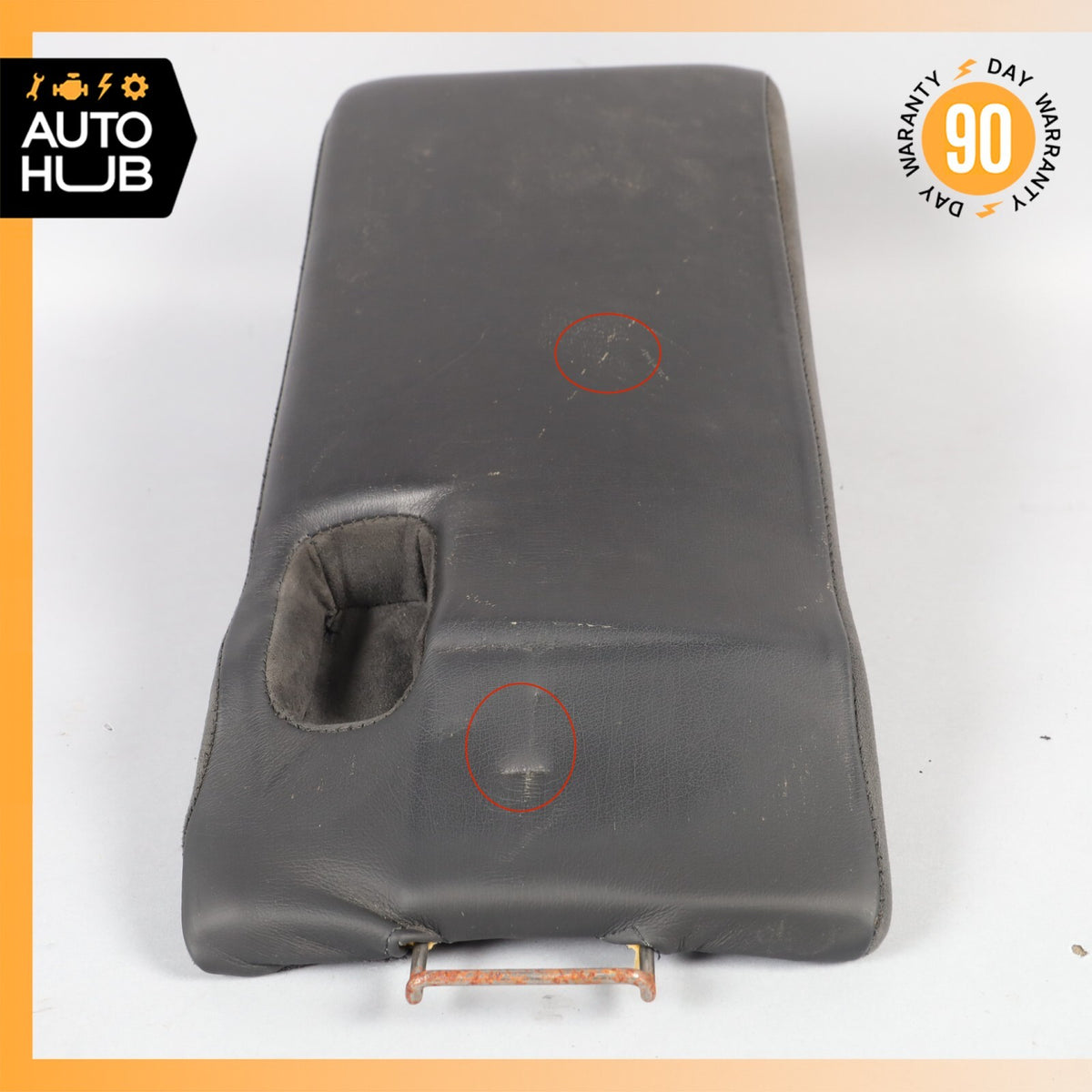 03-08 Maserati Quattroporte S M139 Rear Center Console Arm Rest Armrest OEM - photo 7