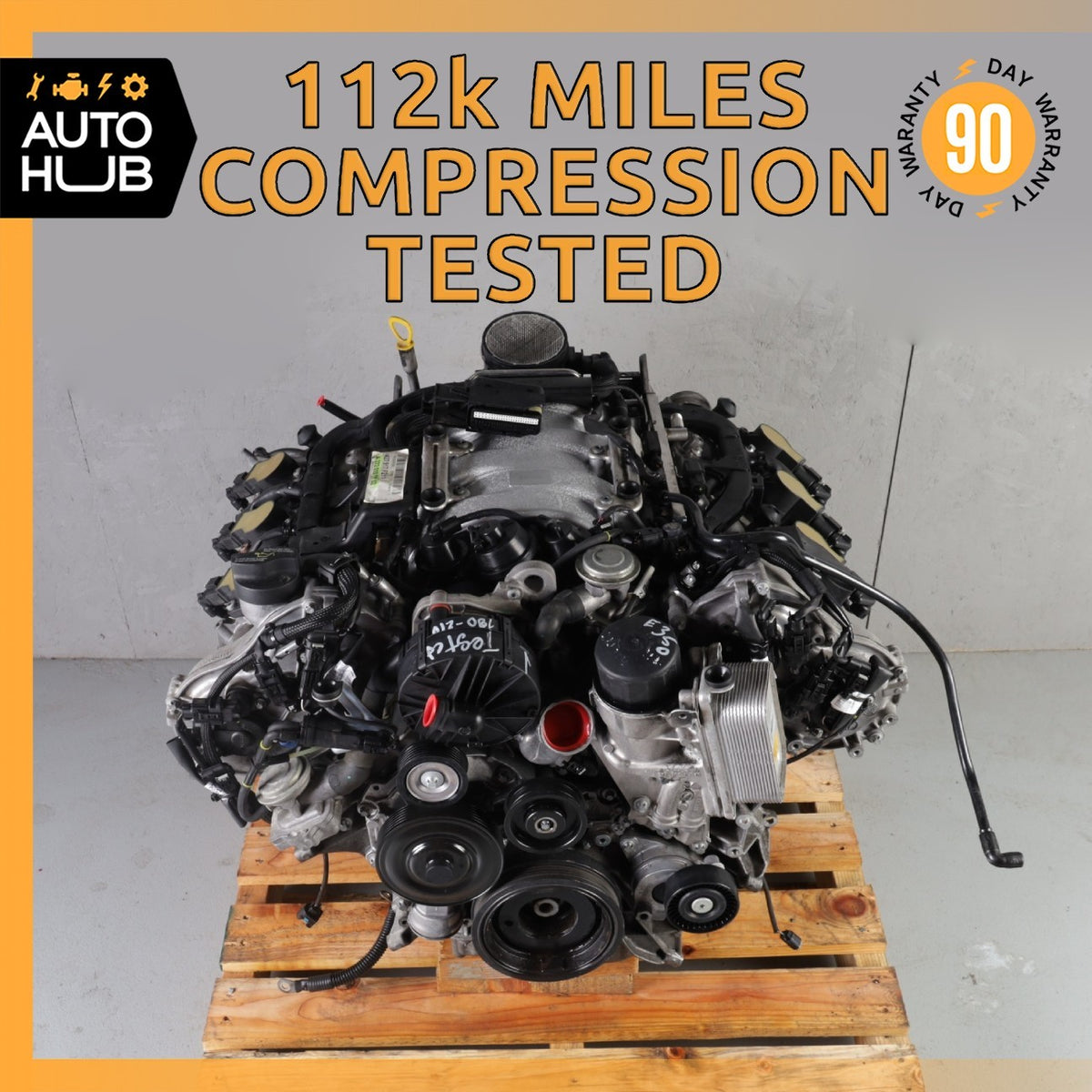 05-11 Mercedes W211 E350 CLK350 RWD Engine Motor 3.5L V6 M272 272.964 OEM 112k - photo 1