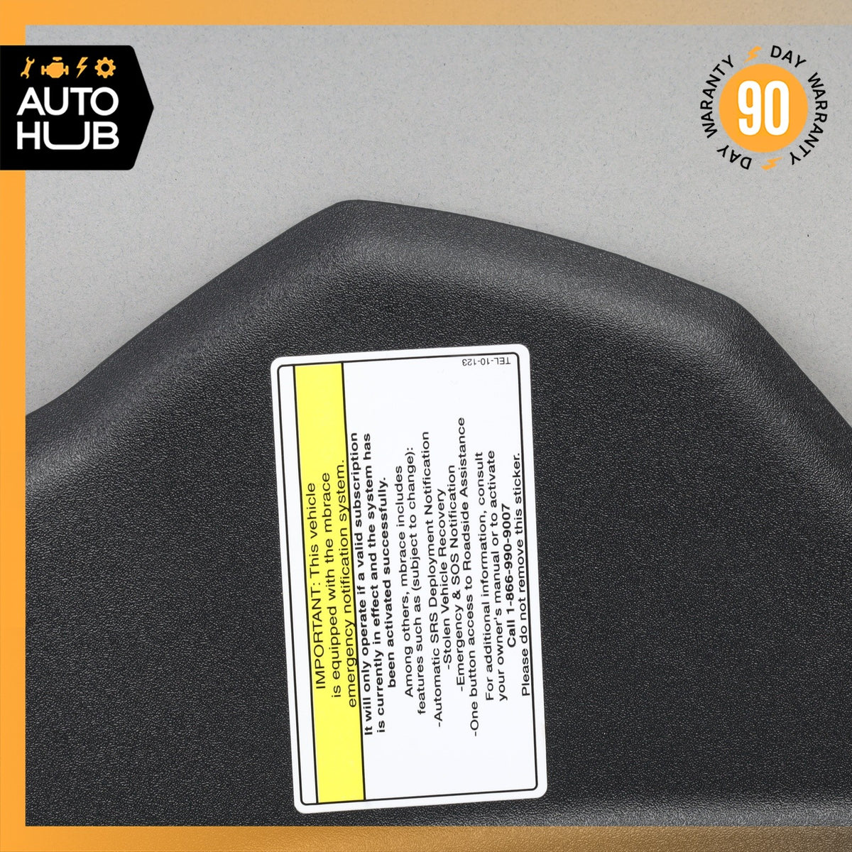 10-17 Mercedes W207 E350 E550 Dashboard Dash Board Trim Panel Left Black OEM - photo 4