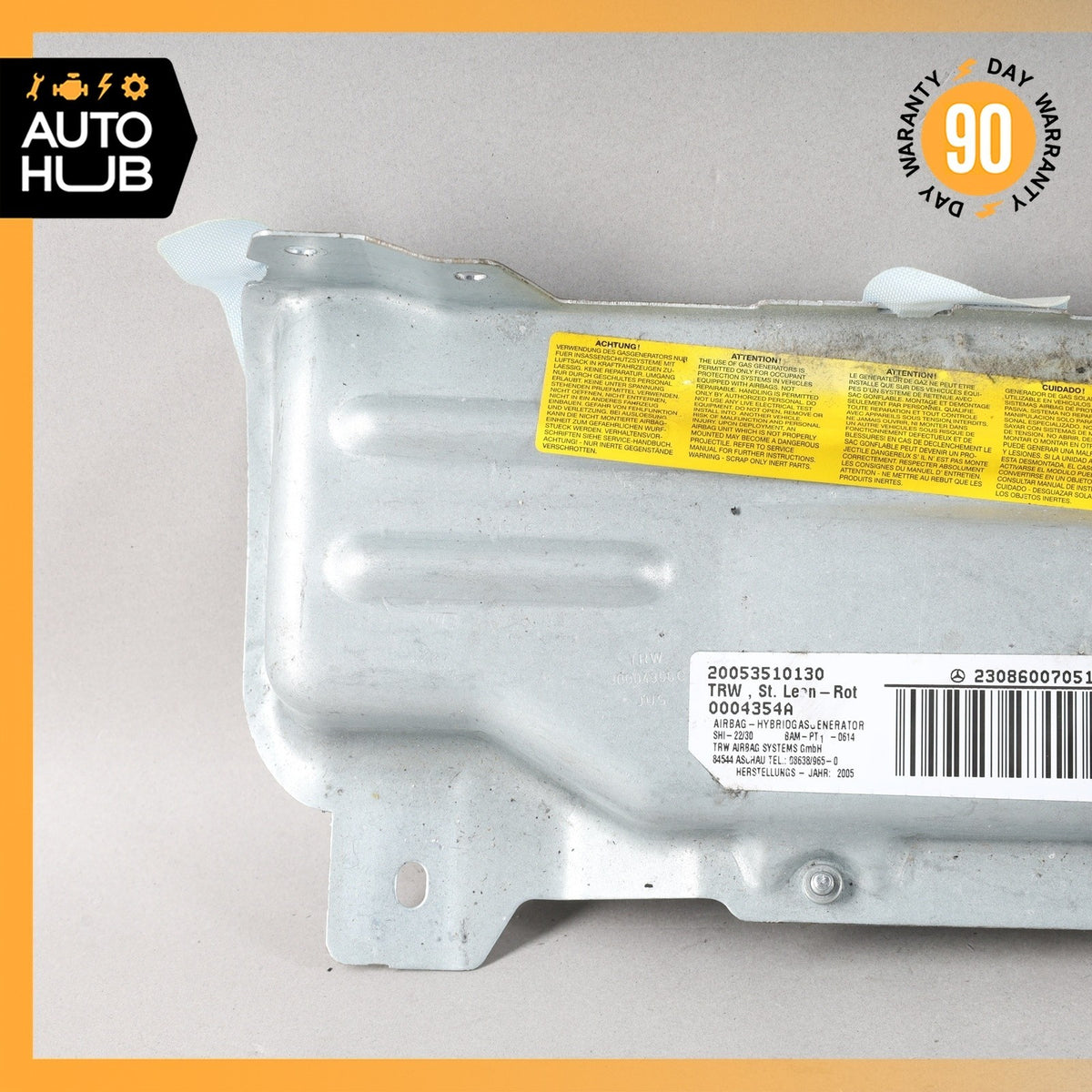 03-12 Mercedes R230 SL500 SL55 AMG Knee Airbag Air Bag Left Driver Side OEM - photo 9