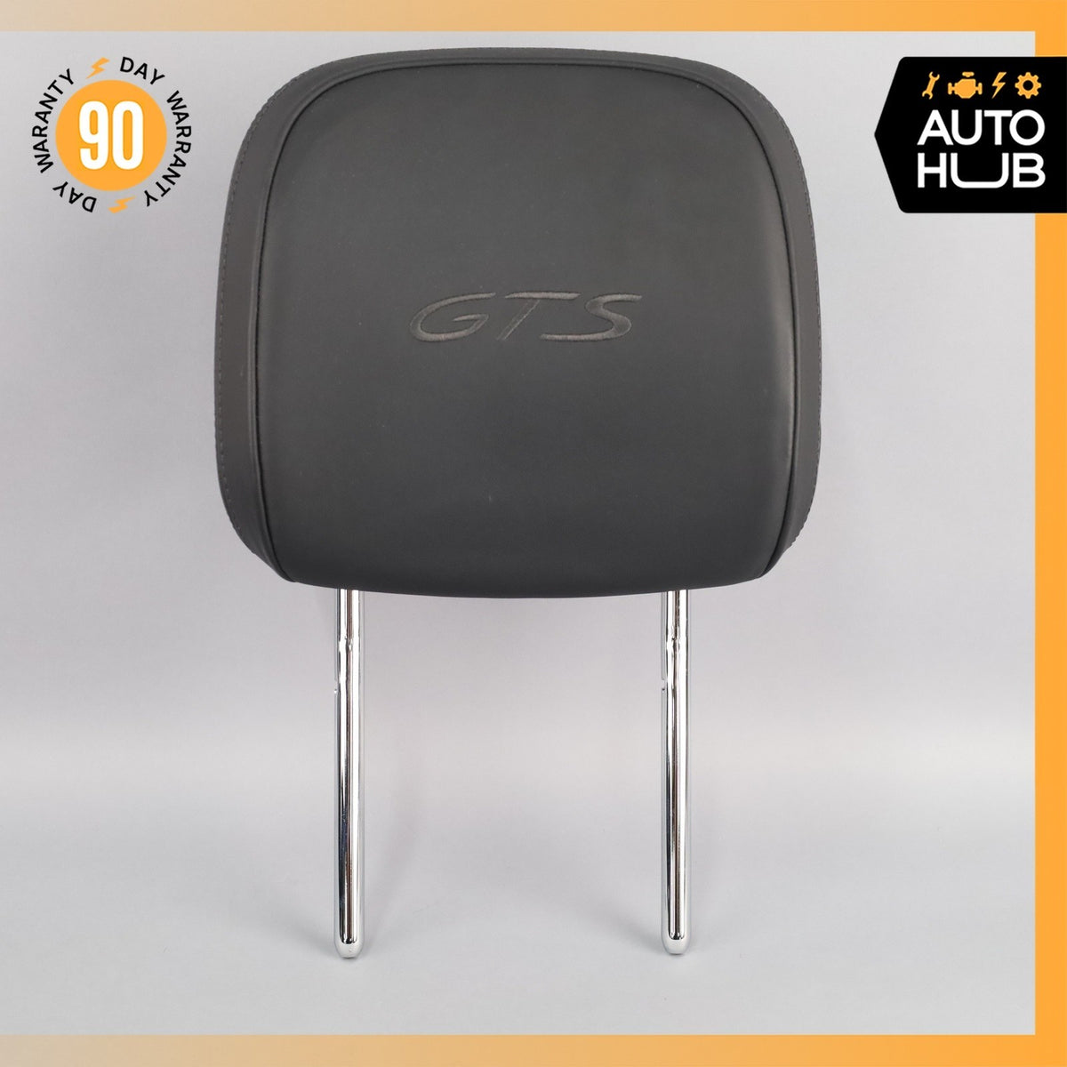 15-26 Porsche Macan 95B GTS Front & Rear Headrest Head Rest Leather Set OEM 46k - photo 3