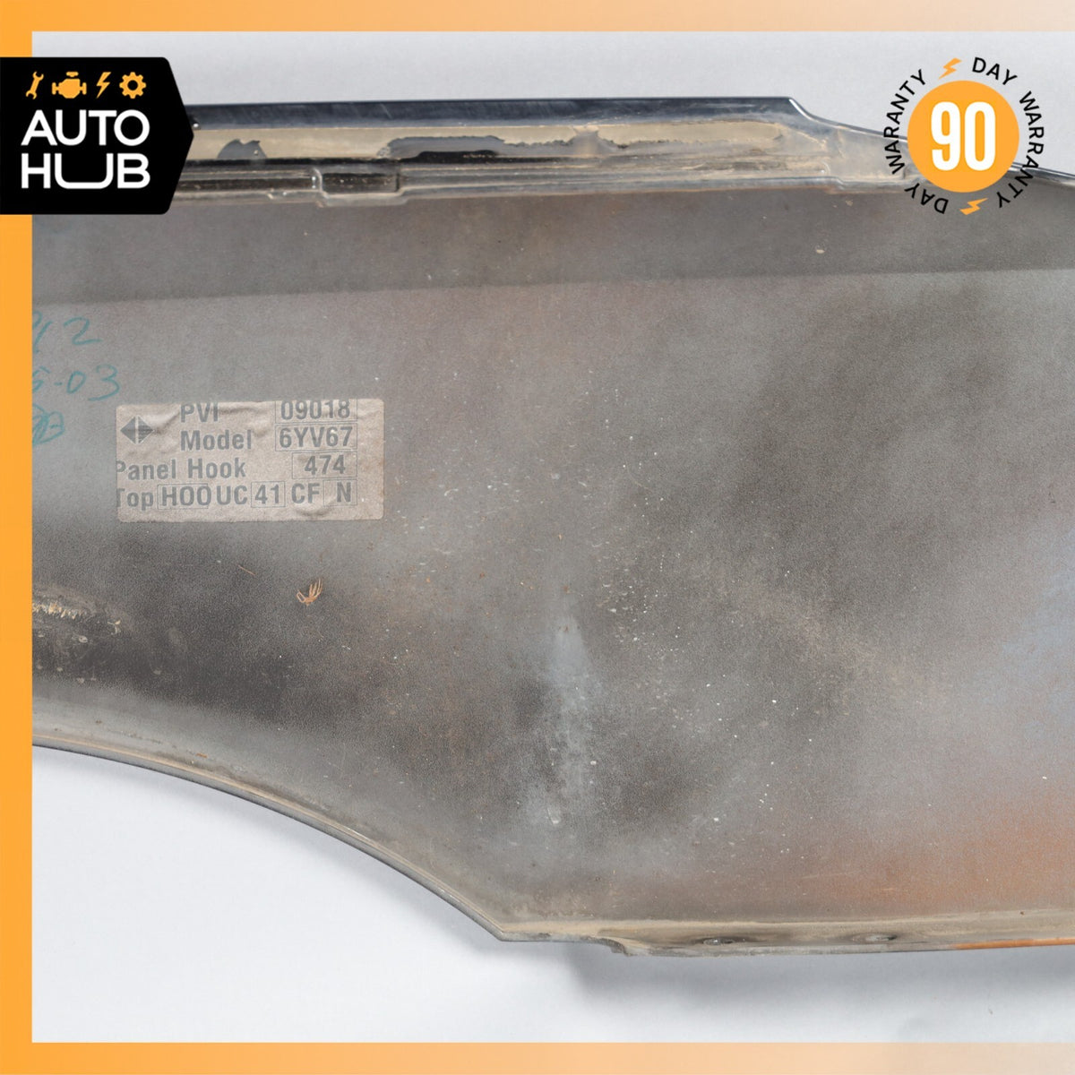 04-09 Cadillac XLR Quarter Panel Rear Right Passenger Side Black 10355381 OEM - photo 16