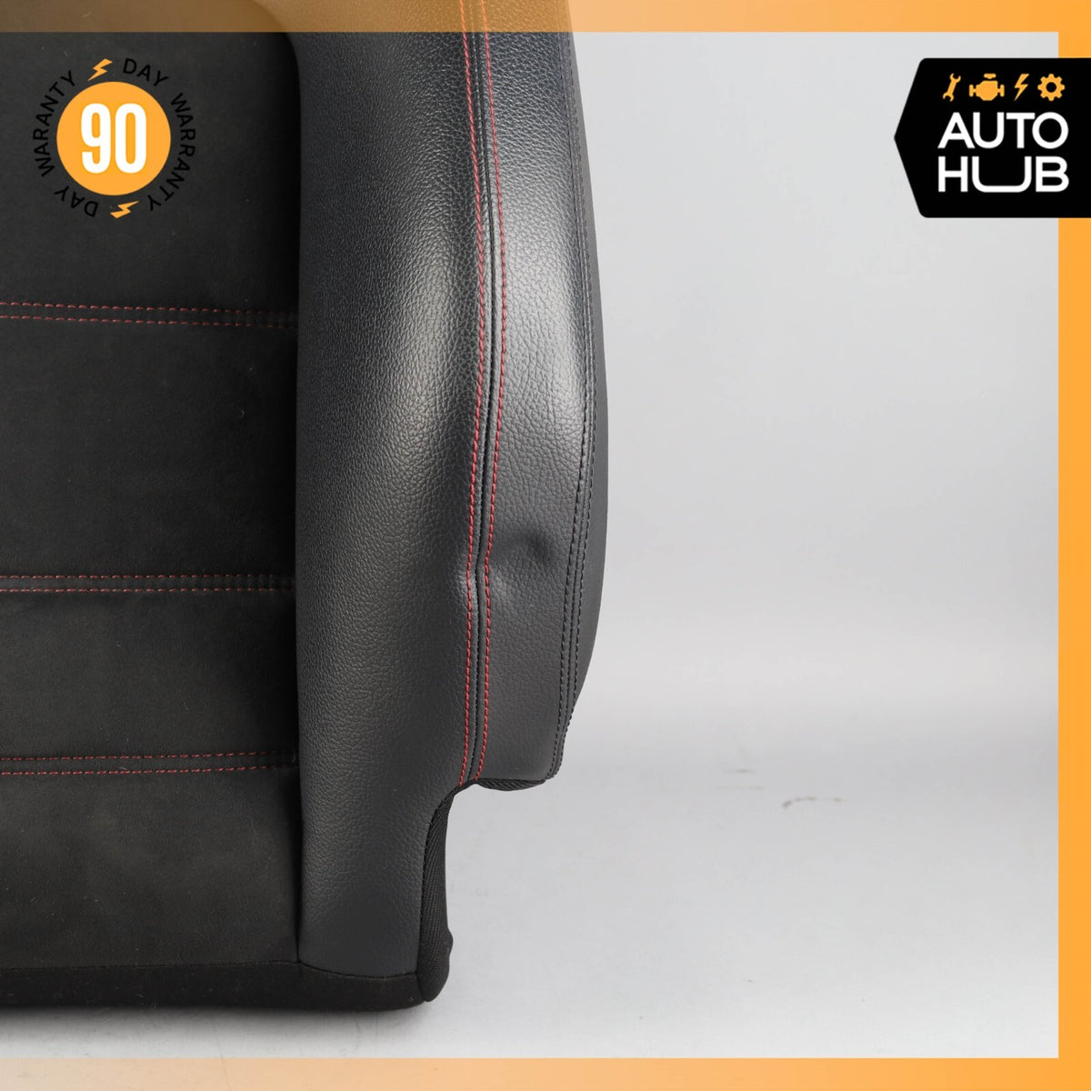 10-17 Mercedes W204 C250 Coupe E350 Front Left Side Seat Cushion Upper Suede OEM - photo 5
