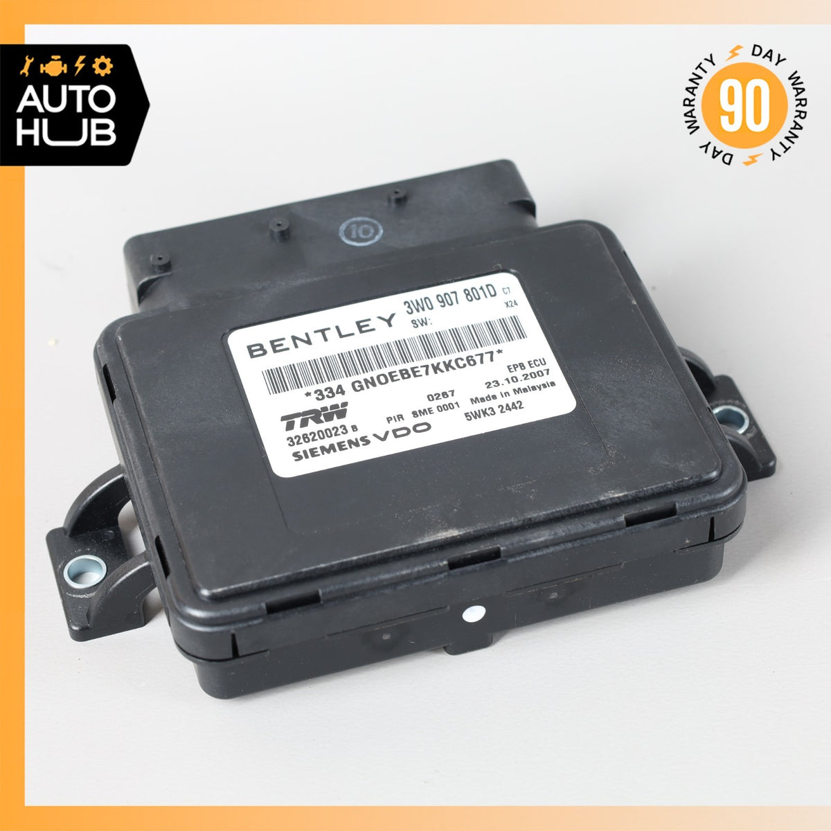 Bentley Continental GT Electronic Parking Brake Control Module OEM 87k - photo 3