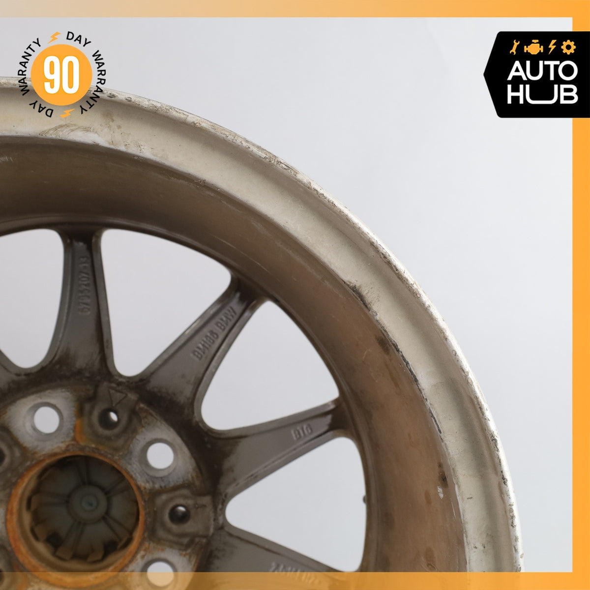 BMW E88 128i 135i 7 x 16 16" Style 360 Wheel Rim Silver 36116795207 OEM - photo 10