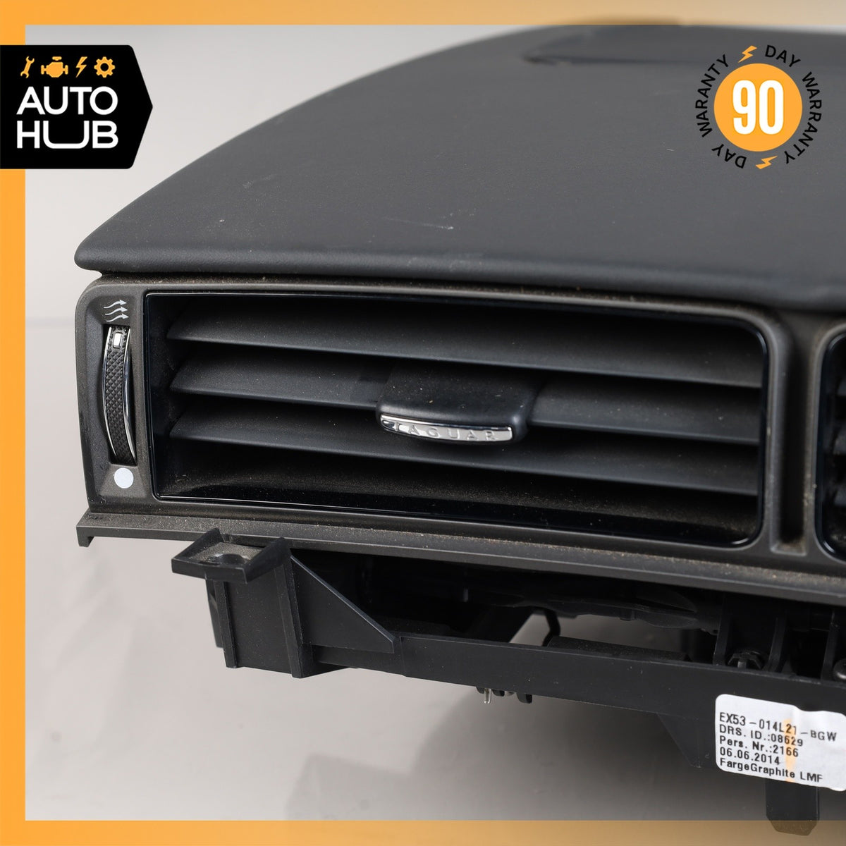14-15 Jaguar X152 F-Type Front Center Dash Board AC A/C Dual Air Vent OEM - photo 9