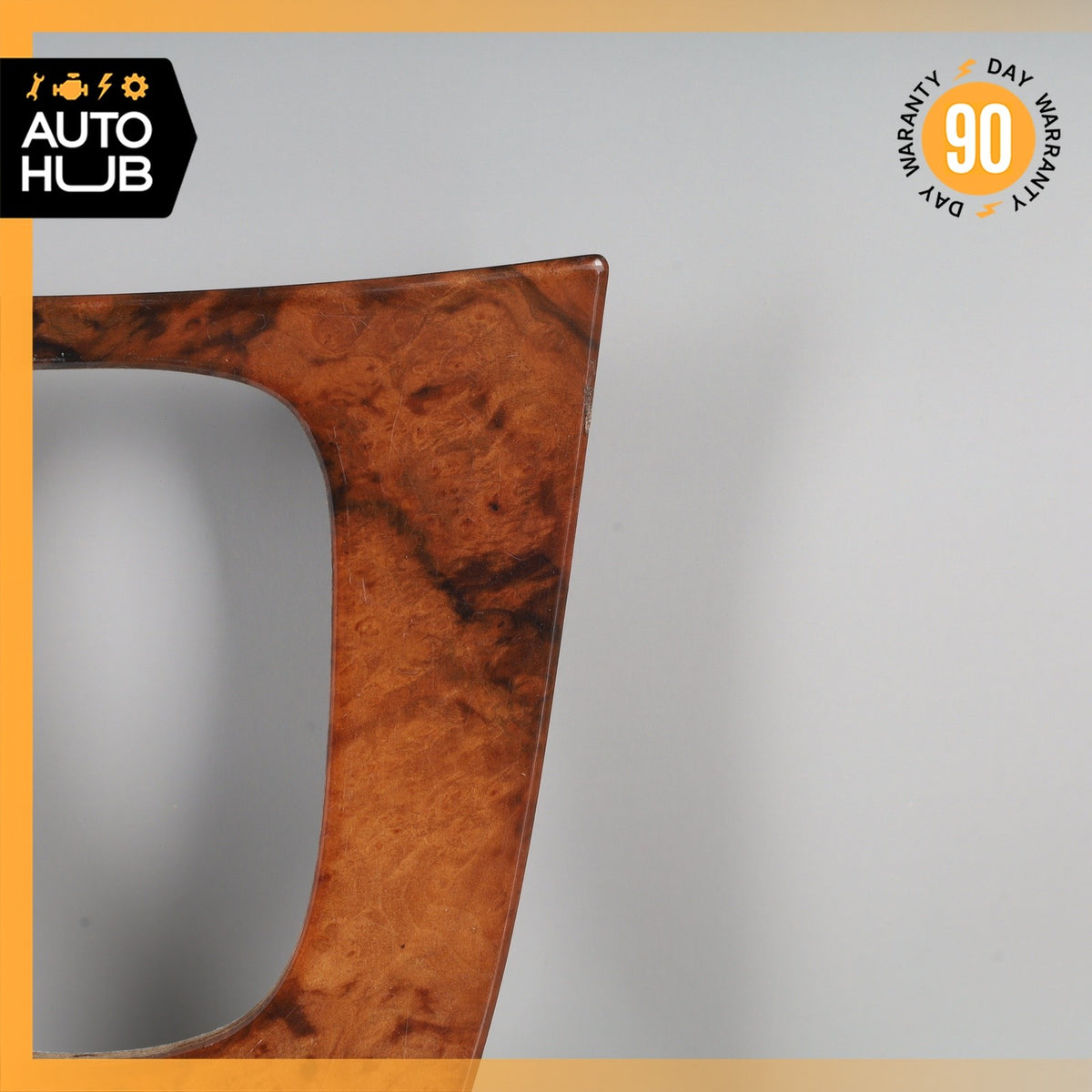 05-09 Mercedes W209 CLK350 CLK500 Center Console Trim Cover Wood OEM - photo 3