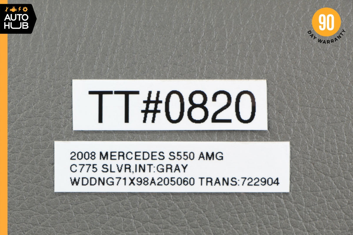 07-09 Mercedes W221 S550 S450 Rear Right or Left Seat Headrest Head Rest OEM - photo 11