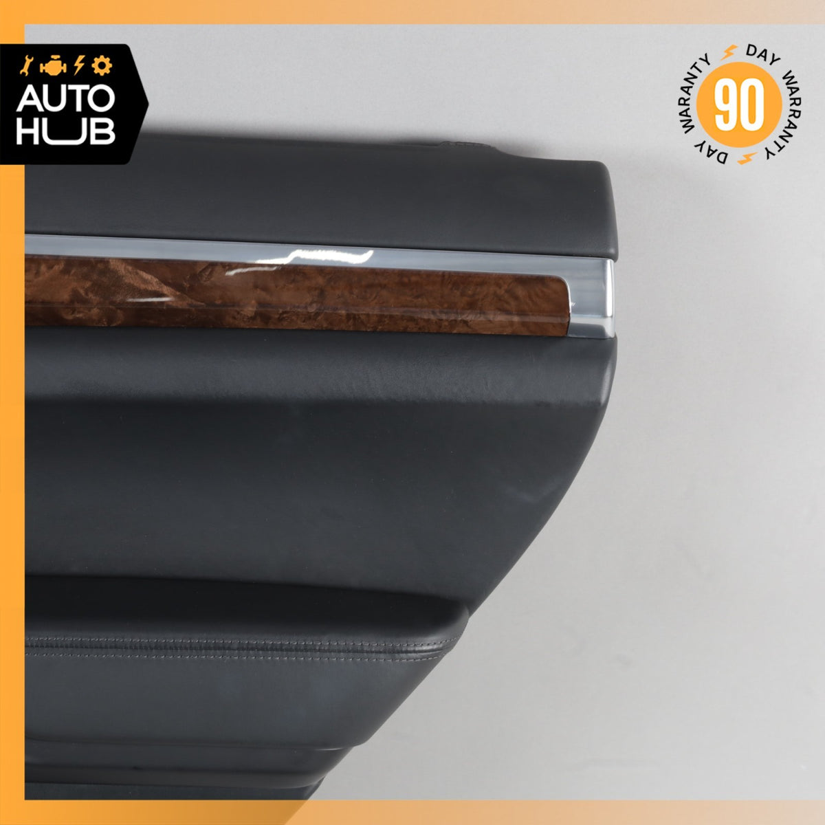 11-18 Porsche Cayenne 958 Rear Right Interior Door Panel Leather Black OEM 64k - photo 3