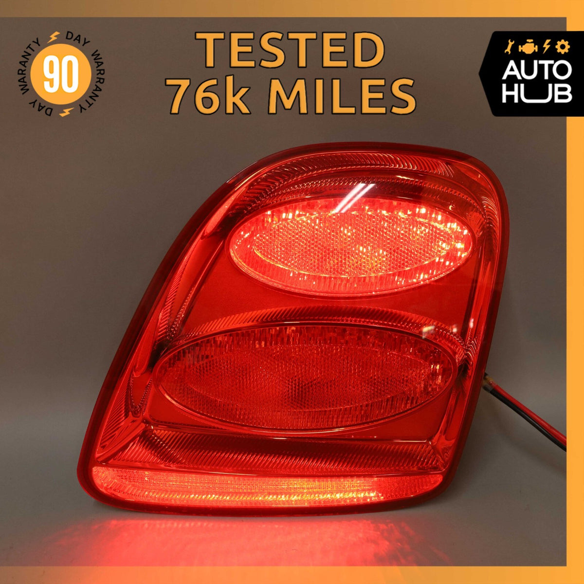 06-13 Bentley Continental Flying Spur Right Side Tail Light Lamp OEM 76k - photo 1