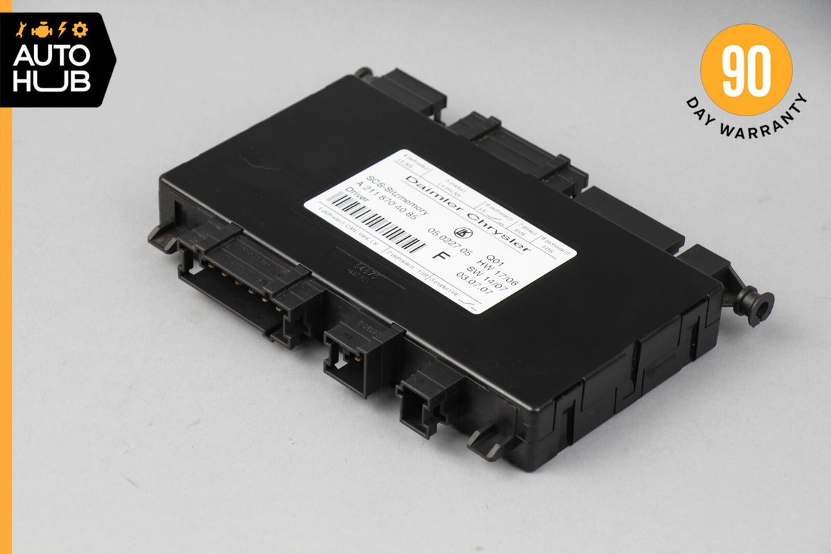 03-12 Mercedes W211 E350 GL450 GL350 SLK350 Seat Control Module Left Side OEM - photo 3