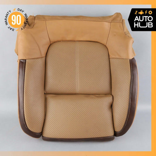 Porsche Cayenne 958 Front Right Lower Bottom Seat Cushion Natur Leather OEM - photo 1