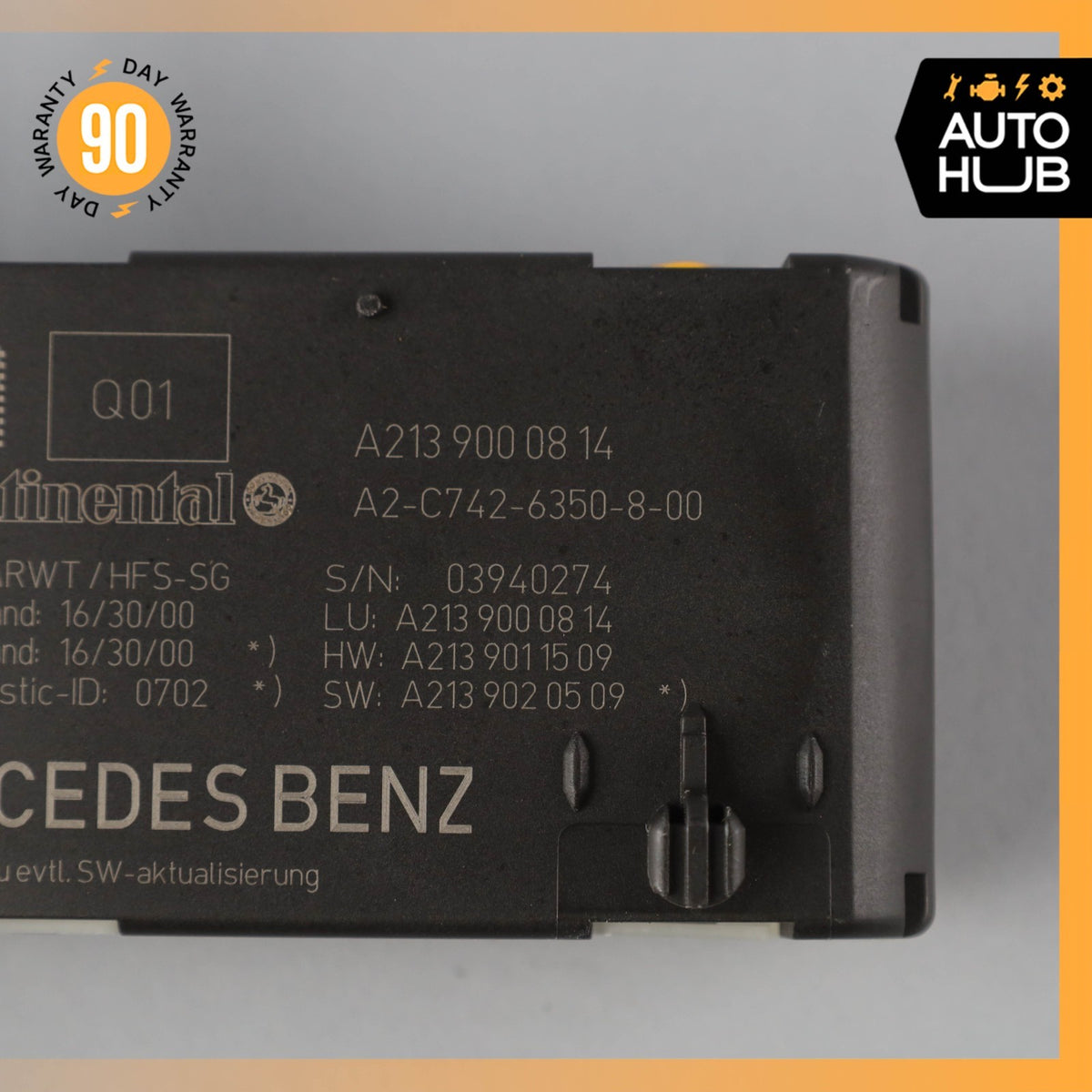 2019 Mercedes W222 S450 Trunk Lid Liftgate Tail Gate Control Module OEM - photo 8