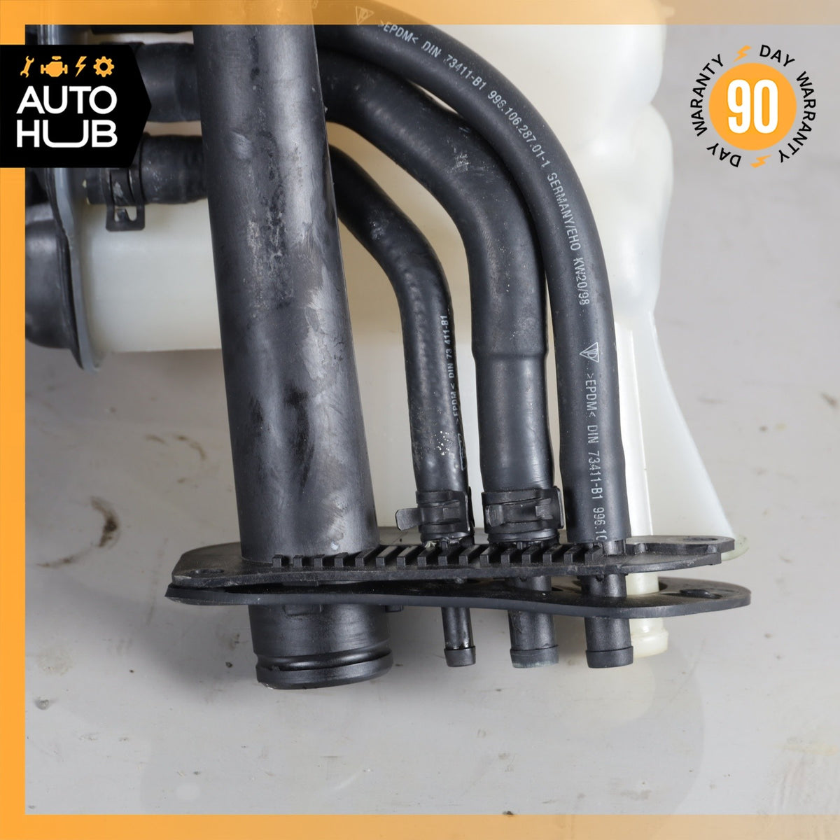 Porsche Boxster 986 Engine Radiator Expansion Tank w/ Hose OEM - photo 16