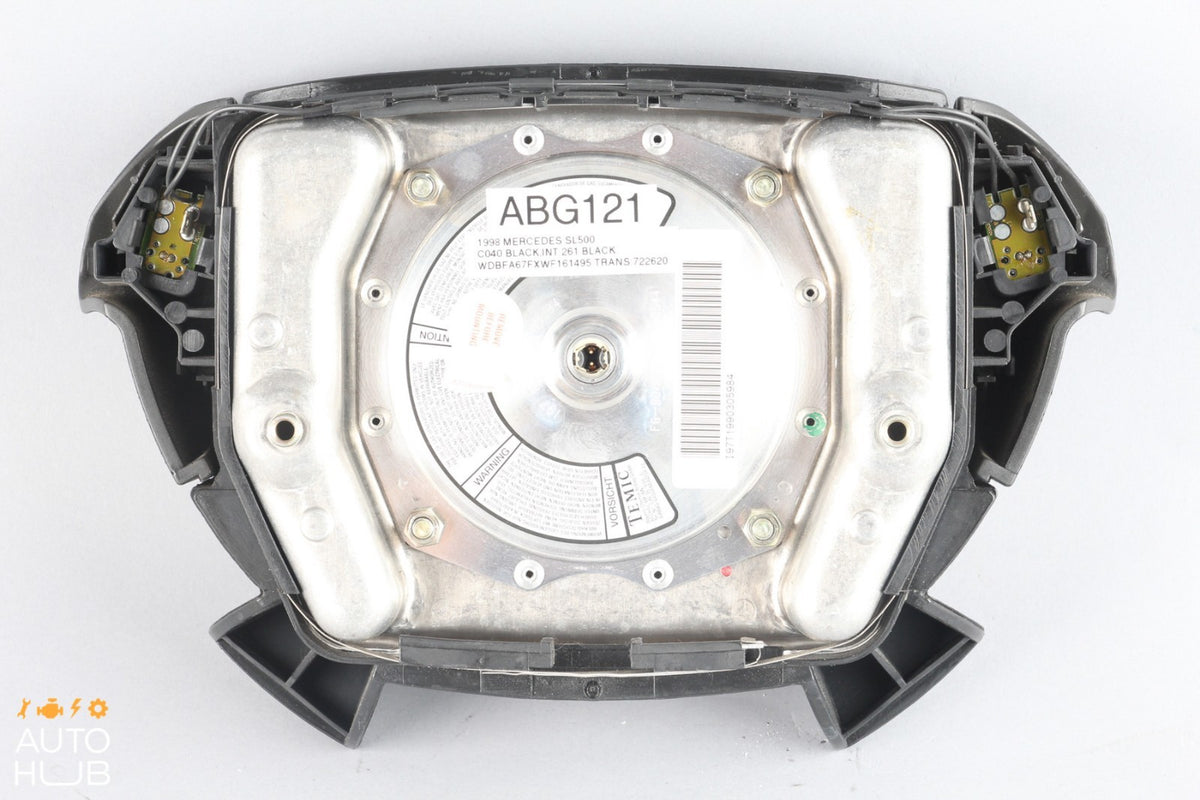 96-98 Mercedes R129 SL320 SL500 Driver Steering Wheel Airbag Air Bag Black OEM - photo 11