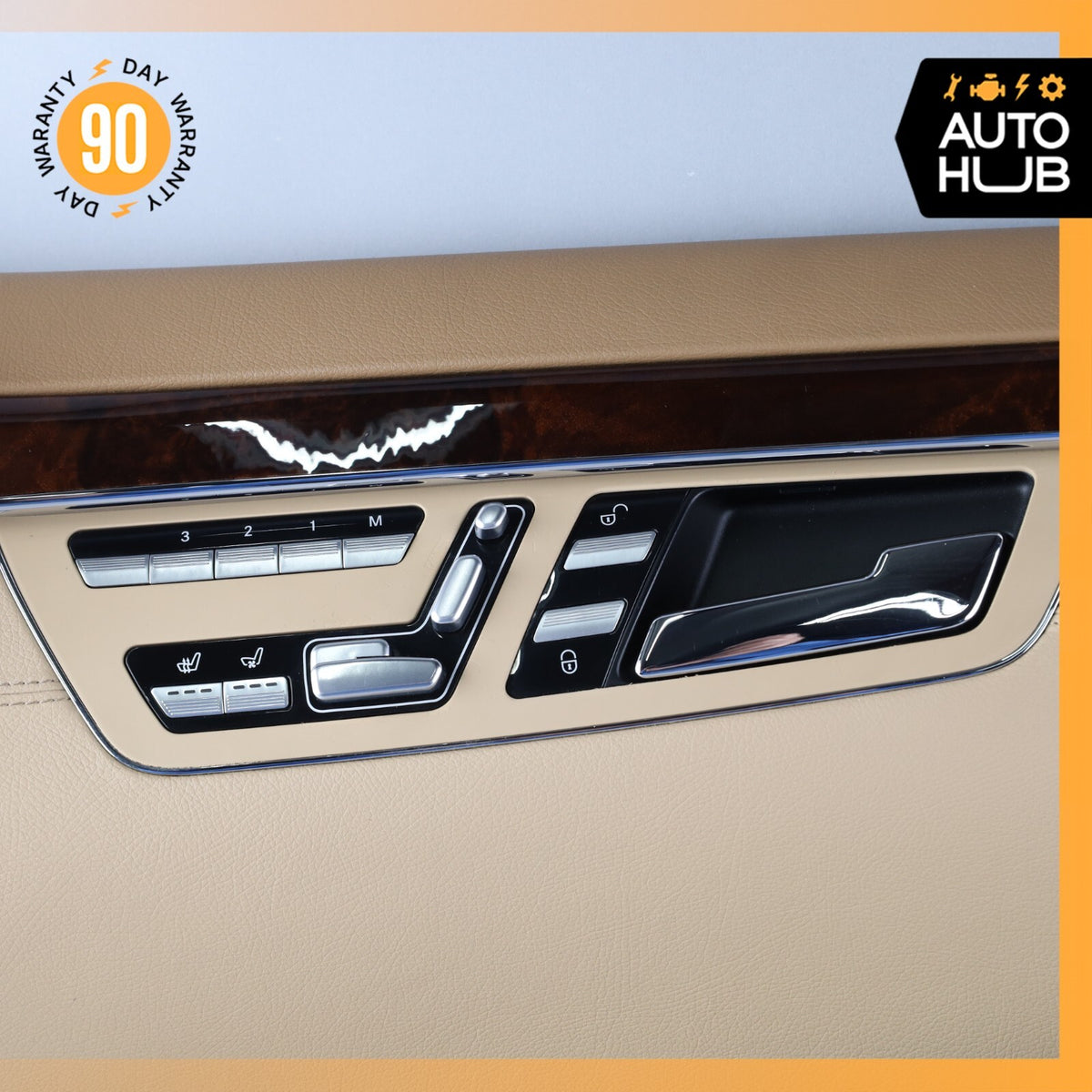 10-13 Mercedes W221 S63 S400 Front Right Side Interior Door Panel Nappa OEM 72k - photo 7
