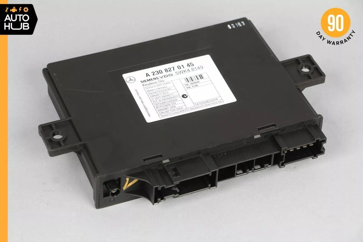 07-12 Mercedes R230 SL550 SL55 AMG Keyless Go Entry Control Module OEM - photo 2