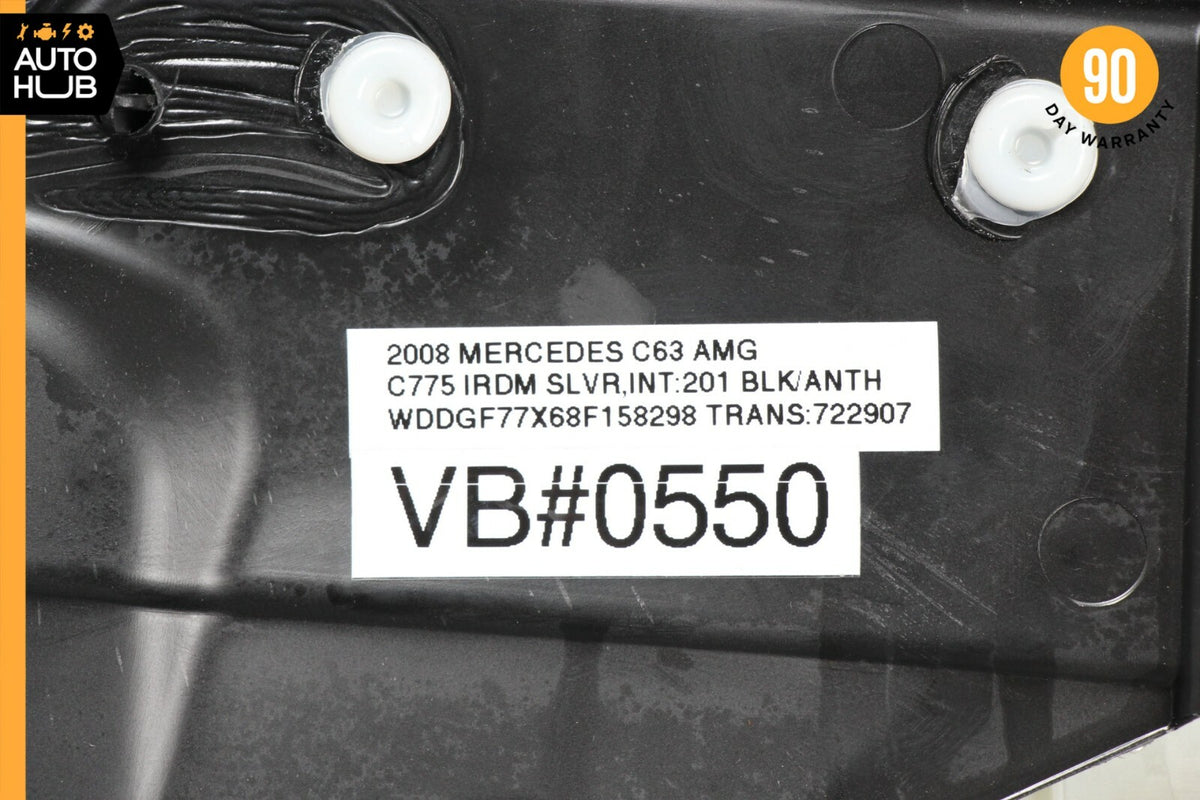 08-14 Mercedes W204 C63 AMG Rear Right Side Interior Door Panel Black OEM 72k - photo 13