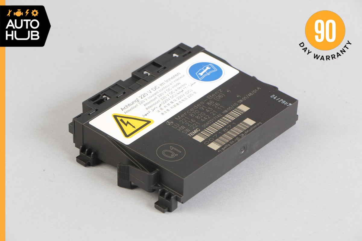 07-10 Mercedes W221 S600 CL550 Front Left or Right Seat Contour Control Module - photo 2