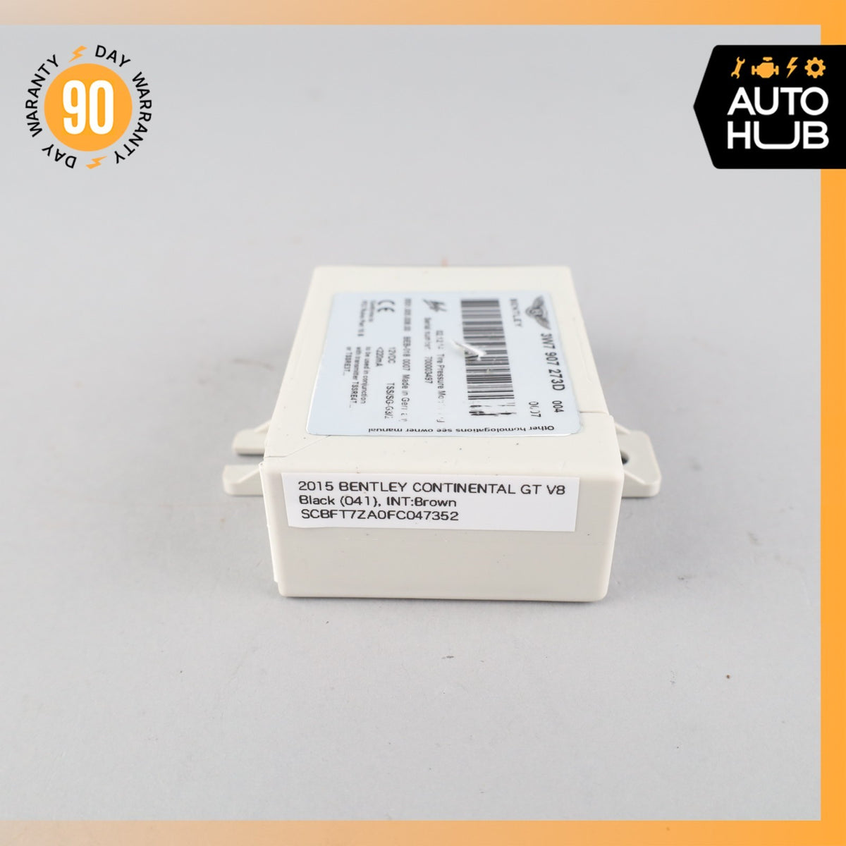 Bentley Continental GT GTC Tire Pressure Monitoring System TPMS Module OEM - photo 4