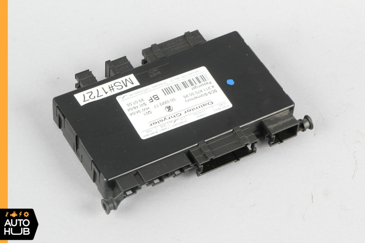 03-11 Mercedes W211 E500 CLS550 Front Right Side Under Seat Control Module OEM - photo 3