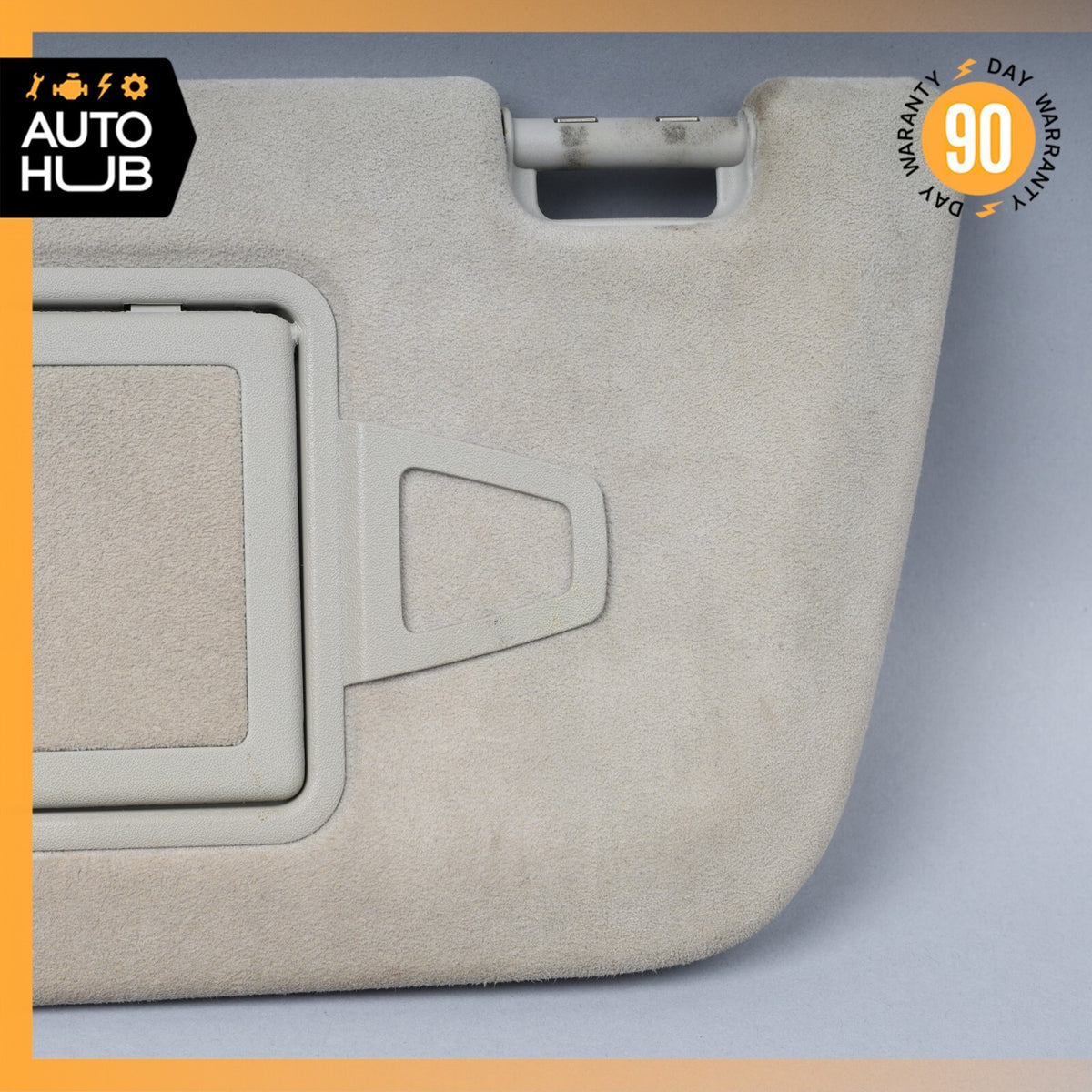 Mercedes W221 S600 CL550 S63 Left Side Sun Visor Shade Sunvisor Gray Suede OEM - photo 2
