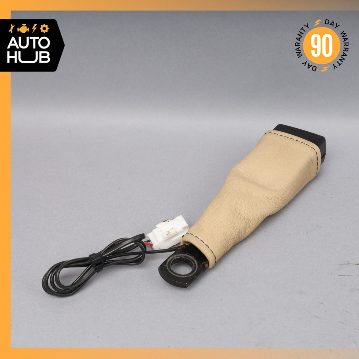 08-19 Maserati GranTurismo M145 Front Left or Right Seat Belt Buckle Beige OEM - photo 5
