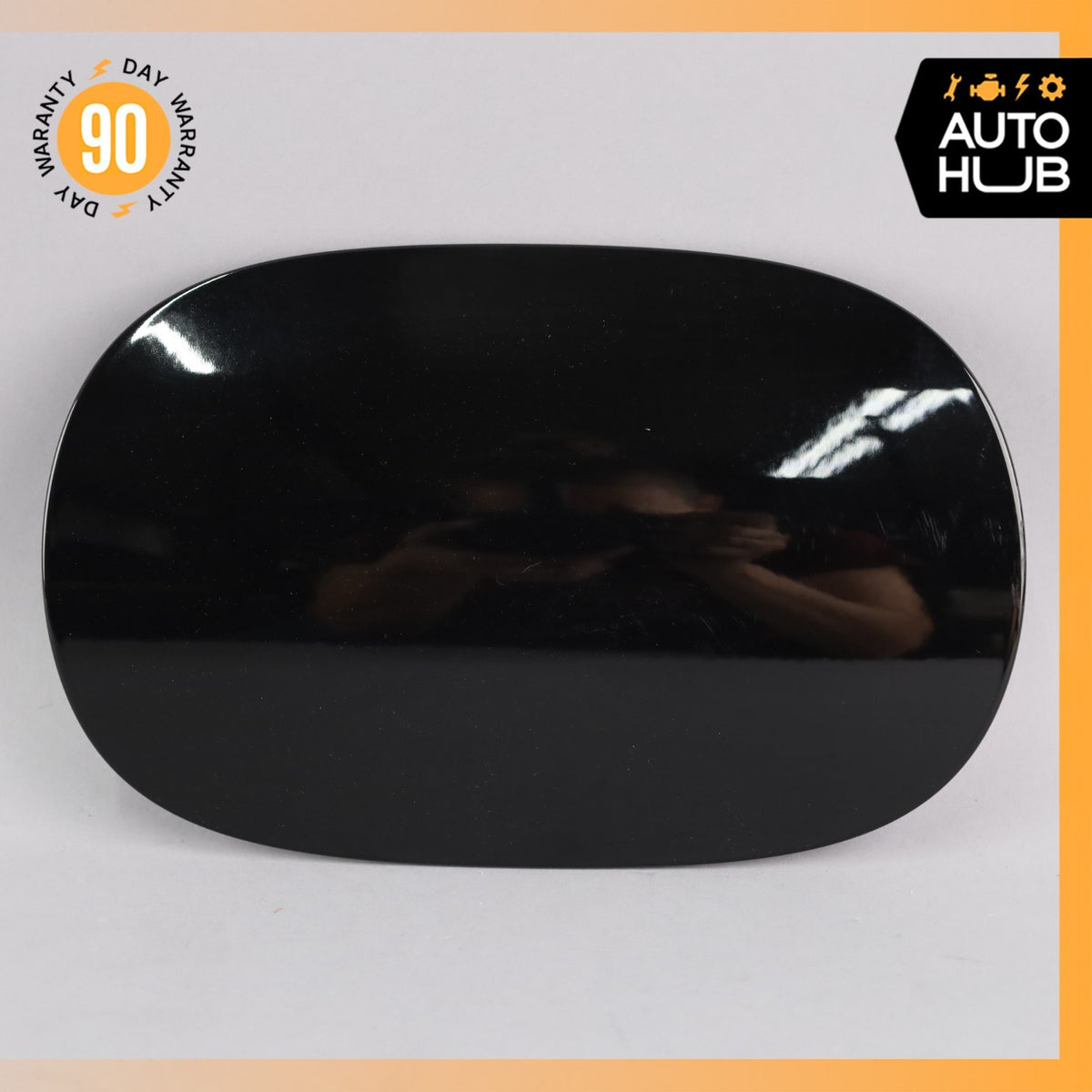 11-18 Porsche Cayenne 958 Fuel Door Lid Gas Tank Cover Black OEM - photo 1