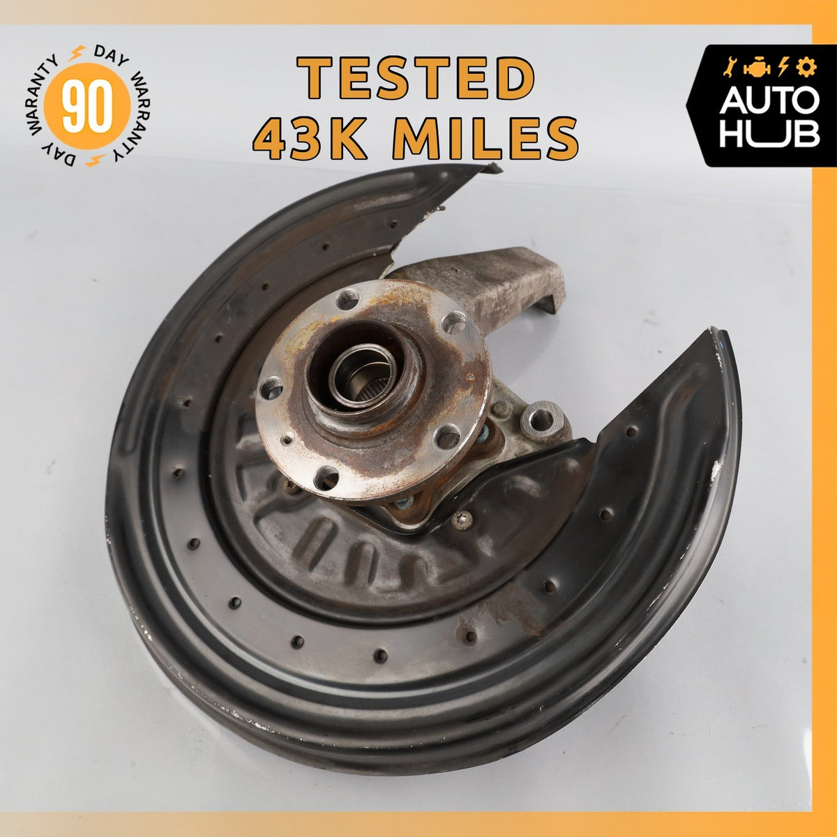 07-11 Bentley Continental GTC Rear Right Side Spindle Knuckle Hub OEM 43k - photo 1