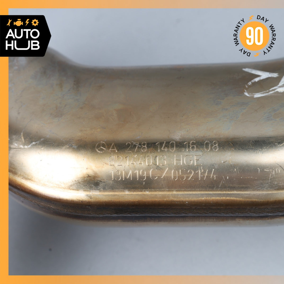 14-17 Mercedes W222 S550 Engine Exhaust Pipe Front Right 2781401608 OEM - photo 14