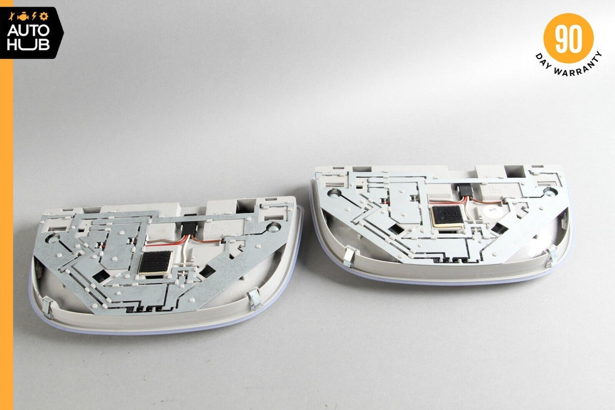 00-06 Mercedes W220 S430 S500 Left and Right Rear Dome Light Mirror Set of 2 OEM - photo 6