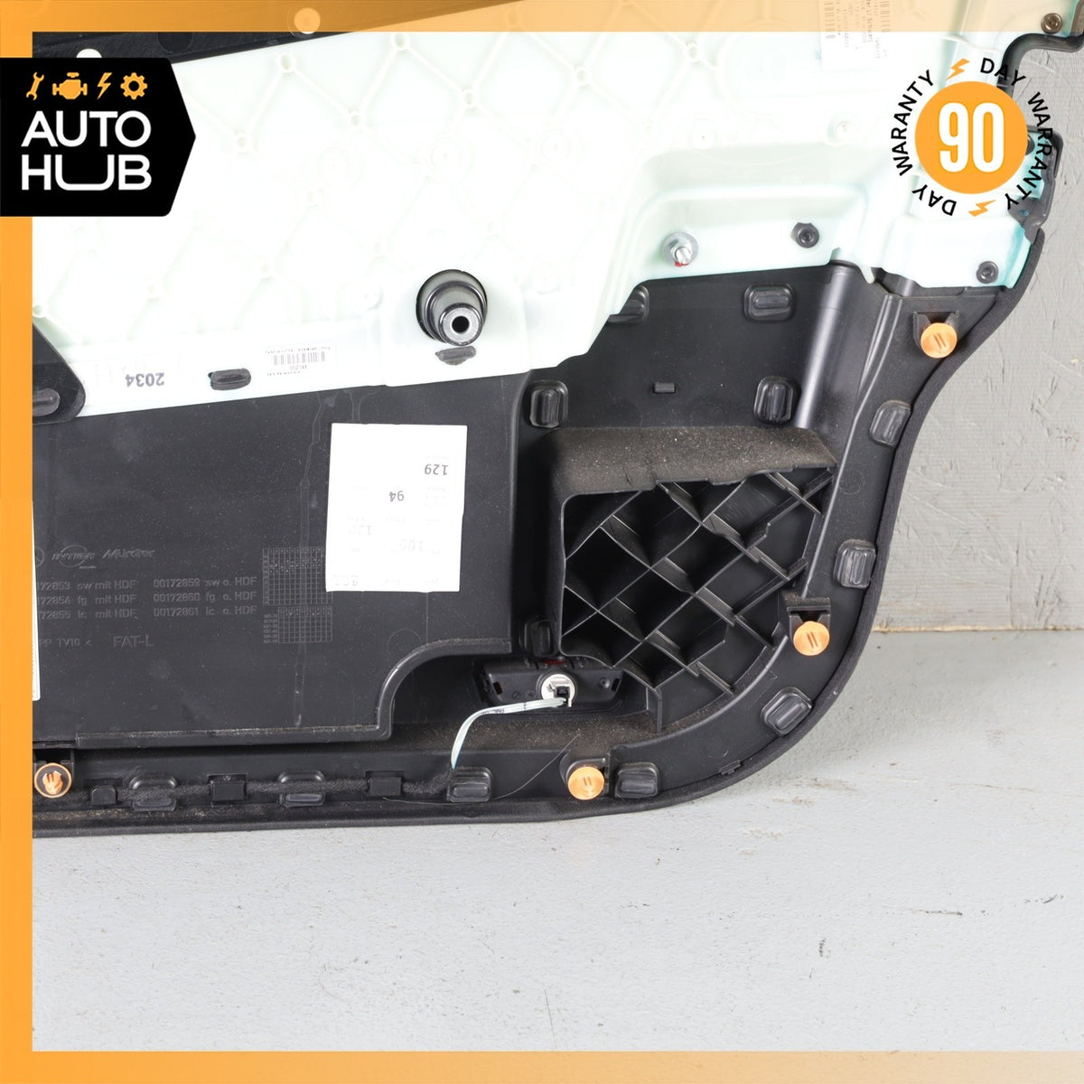 08-14 Mercedes W204 C63 AMG Front Left Driver Interior Door Panel Black OEM - photo 18