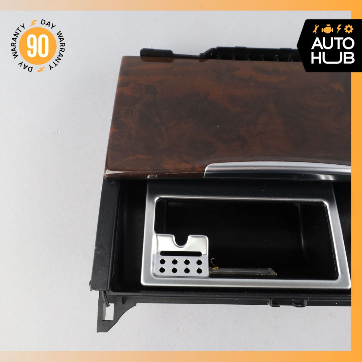 12-18 Mercedes W218 CLS550 CLS63 Ash Tray Ashtray Cup Holder Trim Wood OEM 49k - photo 5