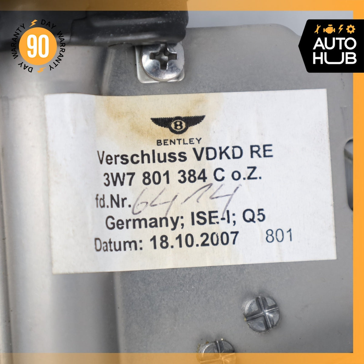 07-18 Bentley Continental GTC Rear Right Top Folding Roof Latch Lock OEM 43k - photo 15