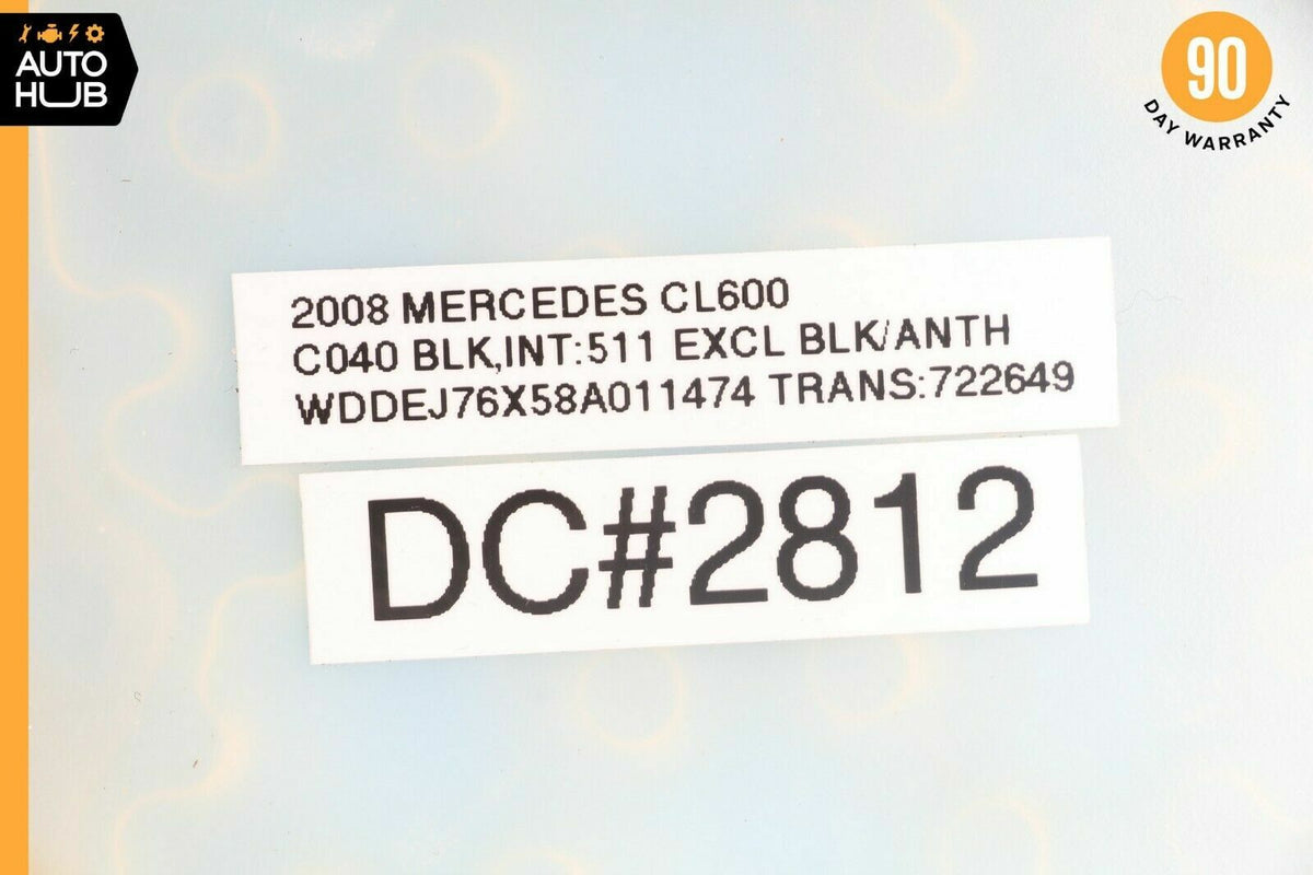 07-14 Mercedes W216 CL600 CL550 Seat Occupancy Sensor Mat SRS System OEM - photo 12