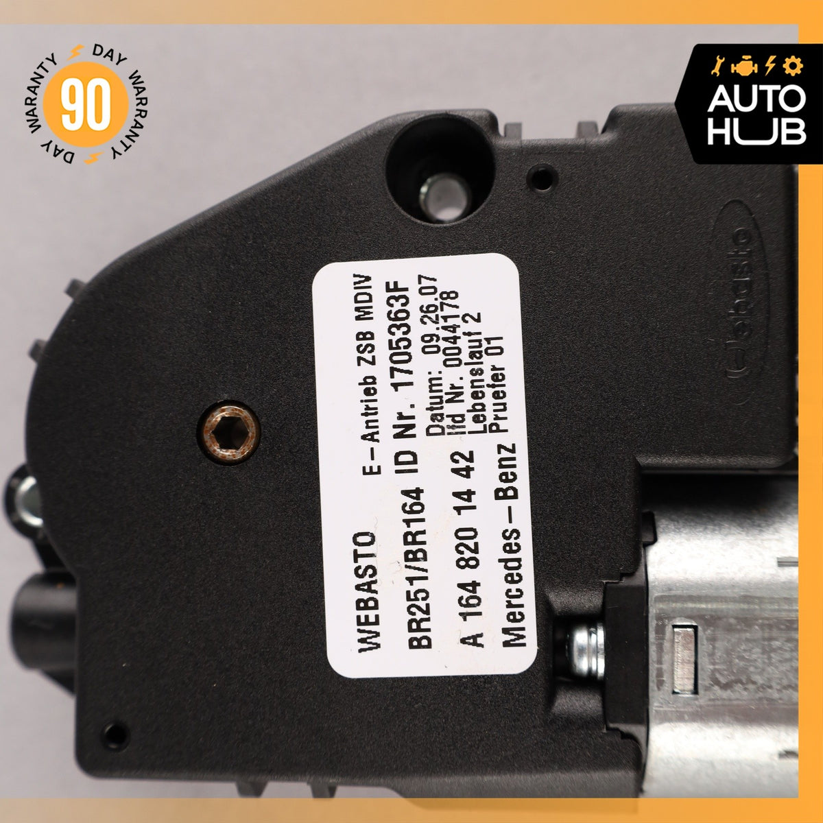 06-13 Mercedes W164 ML550 R500 Panoramic Sunroof Sun Roof Motor 1648201442 OEM - photo 10