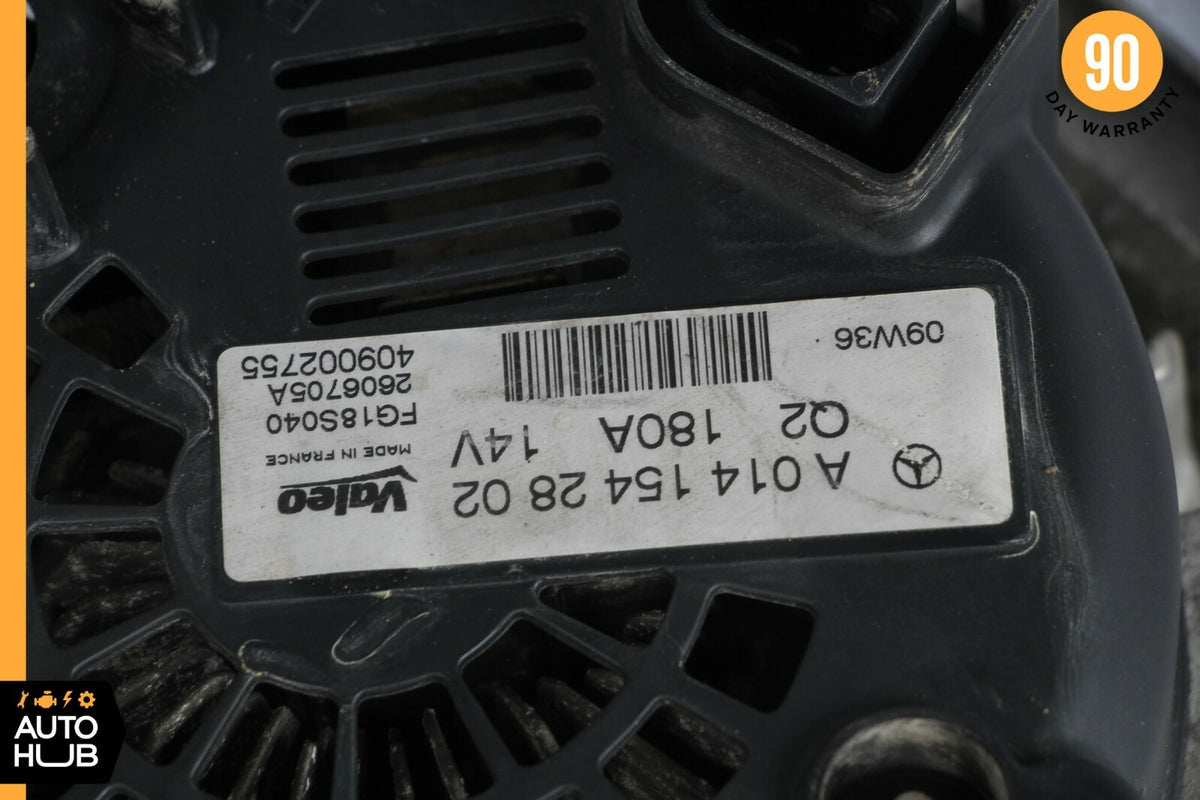 10-13 Mercedes W221 S400 Hybrid V6 3.5L Alternator 180 Amp 0141542802 OEM - photo 11
