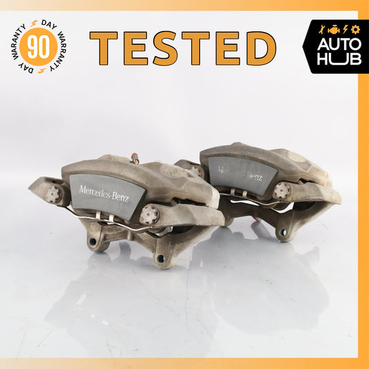 10-20 Mercedes W207 E550 SLK350 RWD Front Brake Calipers Left and Right Set OEM - photo 1
