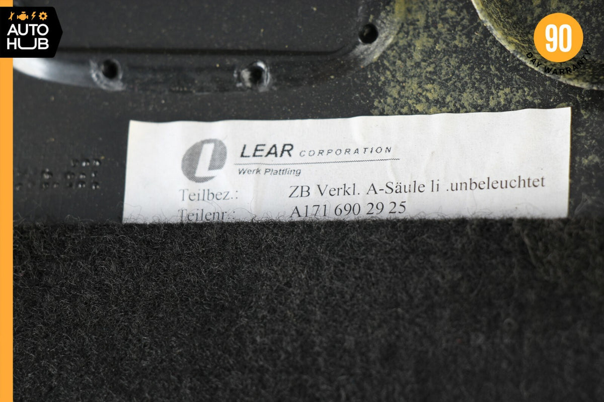 05-11 Mercedes R171 SLK350 SLK280 A Pillar Trim Cover Panel Left Driver Side OEM - photo 11