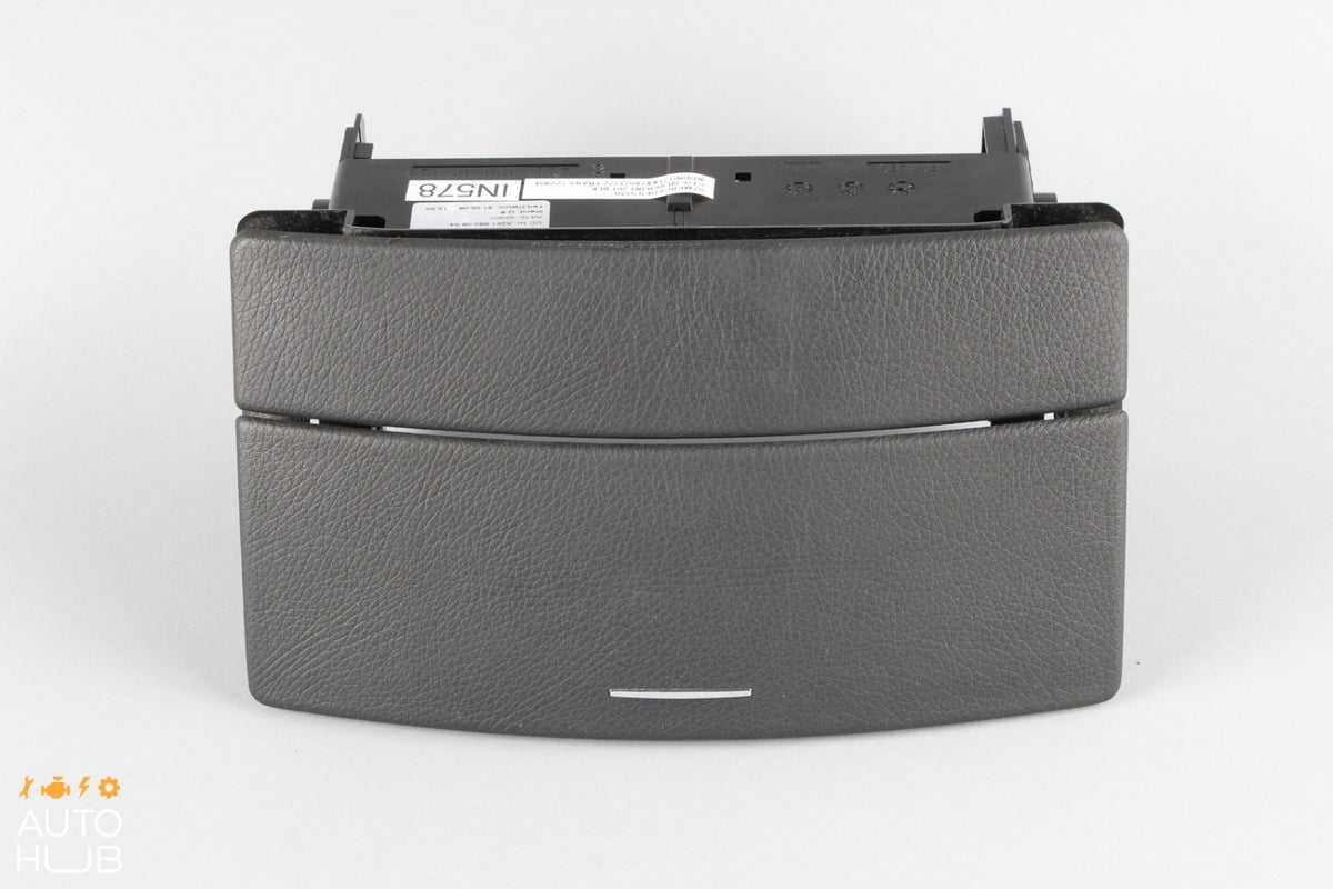 07-09 Mercedes W221 S550 S450 Center Console Dashboard CD Player Cover Black OEM - photo 2