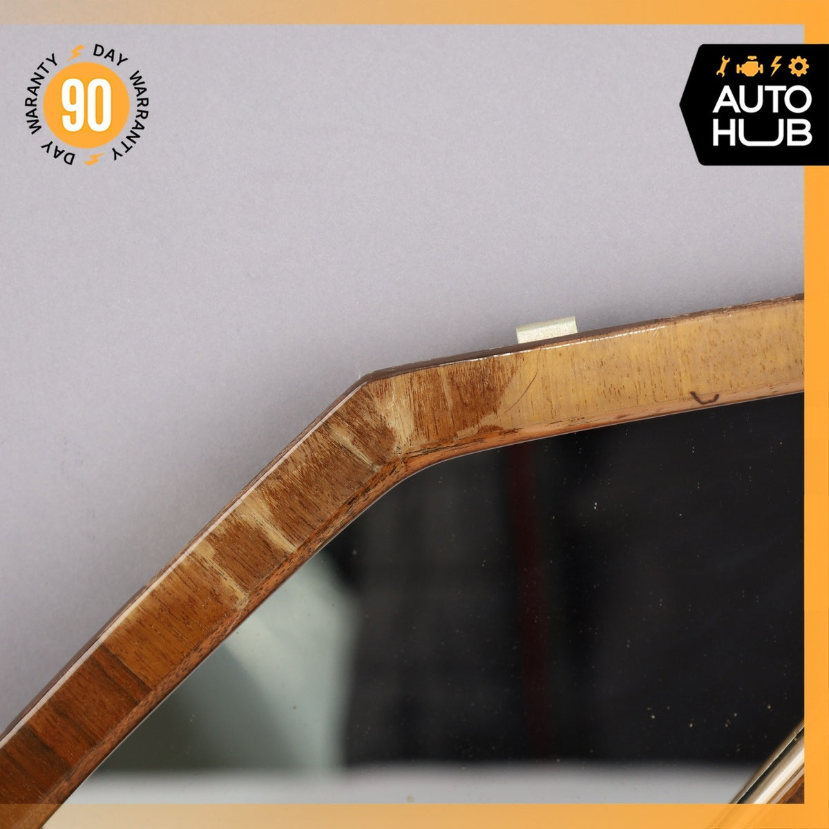 81-98 Rolls Royce Seraph Spirit Rear Right Quarter Vanity Glass Mirror Wood OEM - photo 4