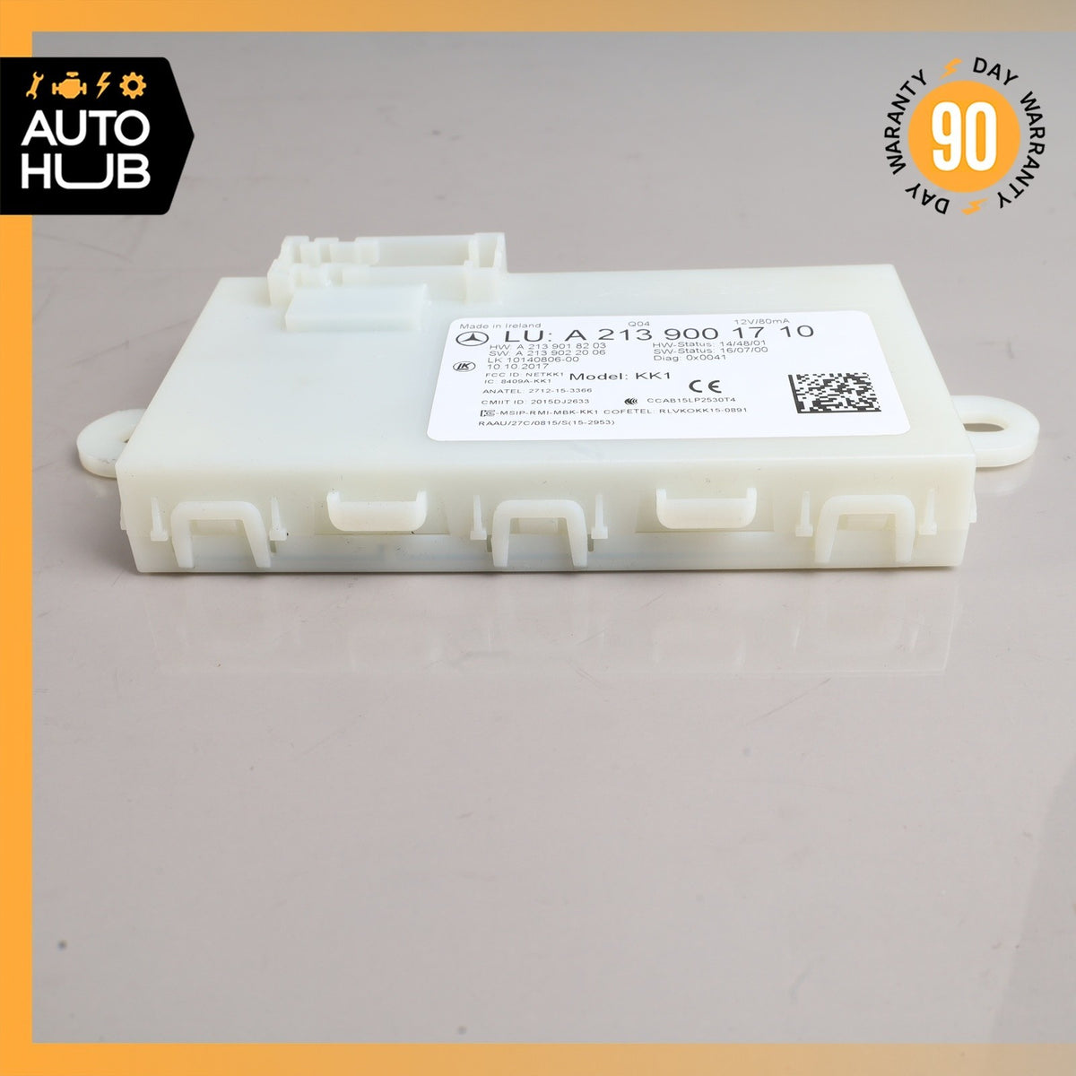 Mercedes W213 E300 Keyless Go Entry Control Module 2139001710 OEM 89k - photo 6