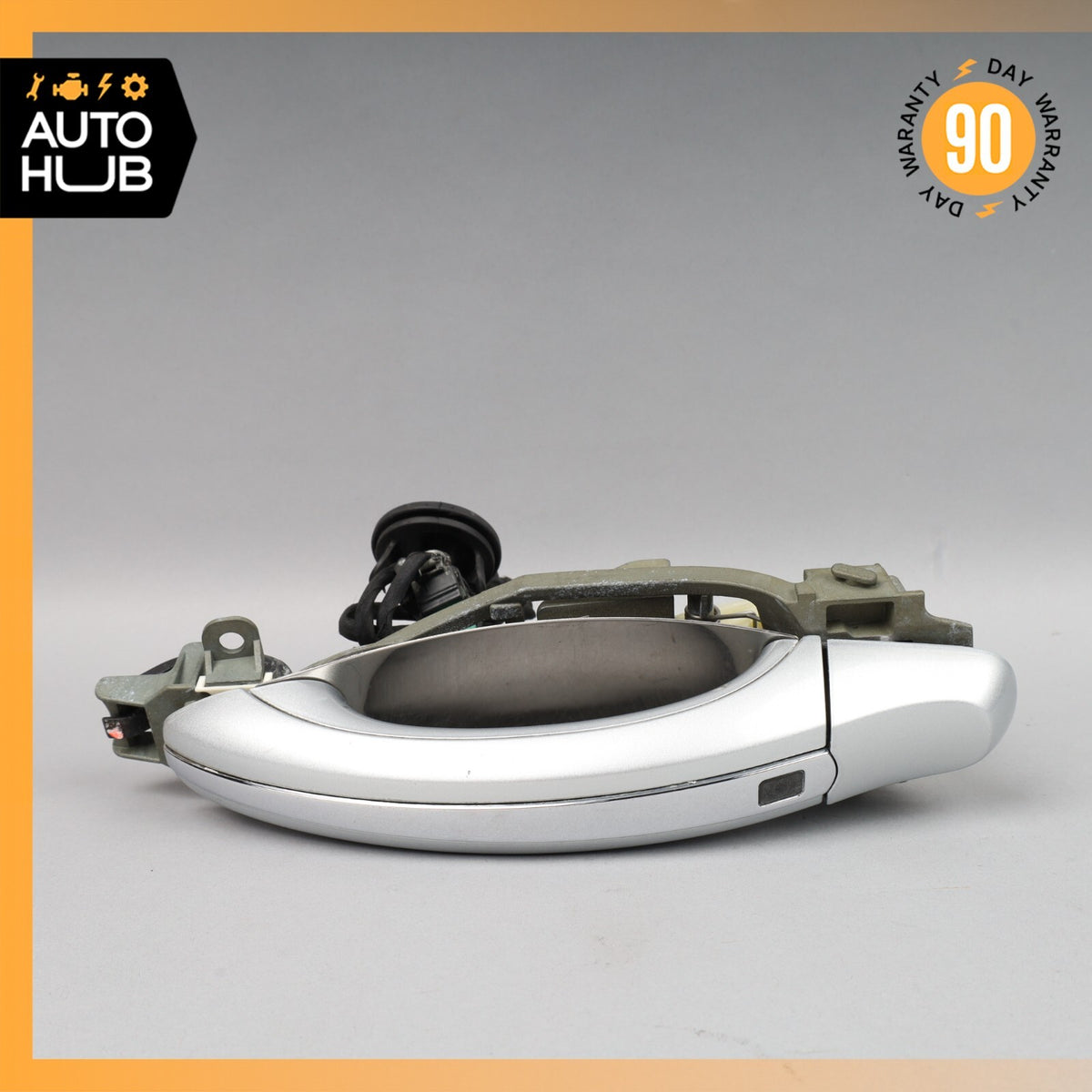 03-13 Bentley Continental GT GTC Right Side Door Handle Keyless Go Silver OEM - photo 6