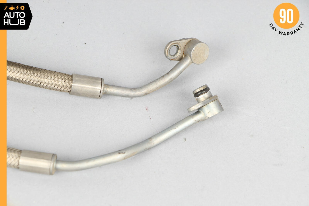 Mercedes W221 S550 Right & Left Engine Motor Charger Feed Oil Hose Line Pipe Set - photo 6