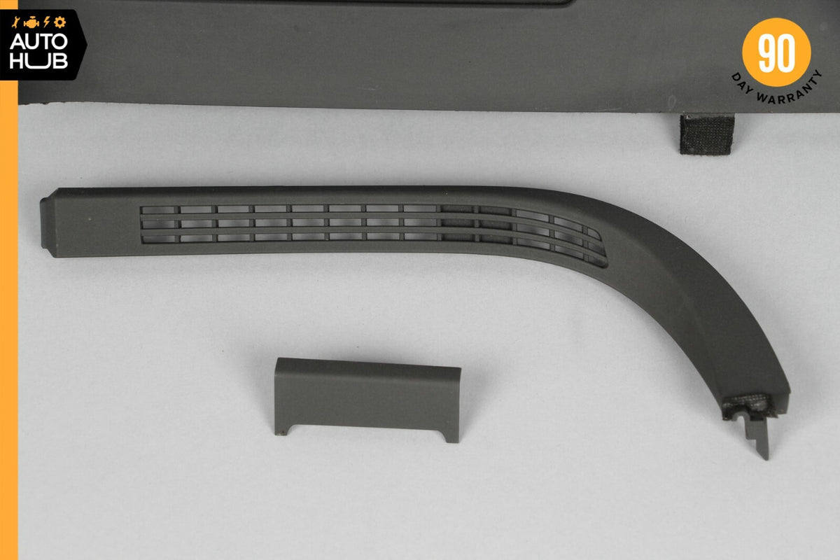 07-13 Mercedes W221 S550 S400 Dashboard Air Vent Trim Panel Cover Set Black OEM - photo 5