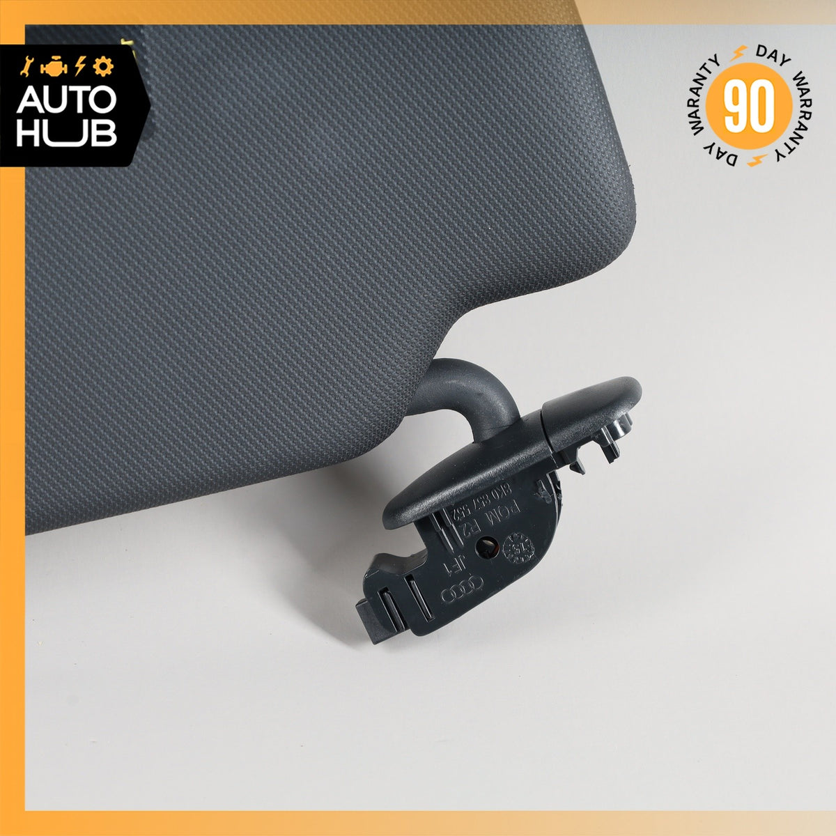 16-18 Audi 8V A3 E-Tron Right Side Sunvisor Sun Visor Black OEM - photo 14
