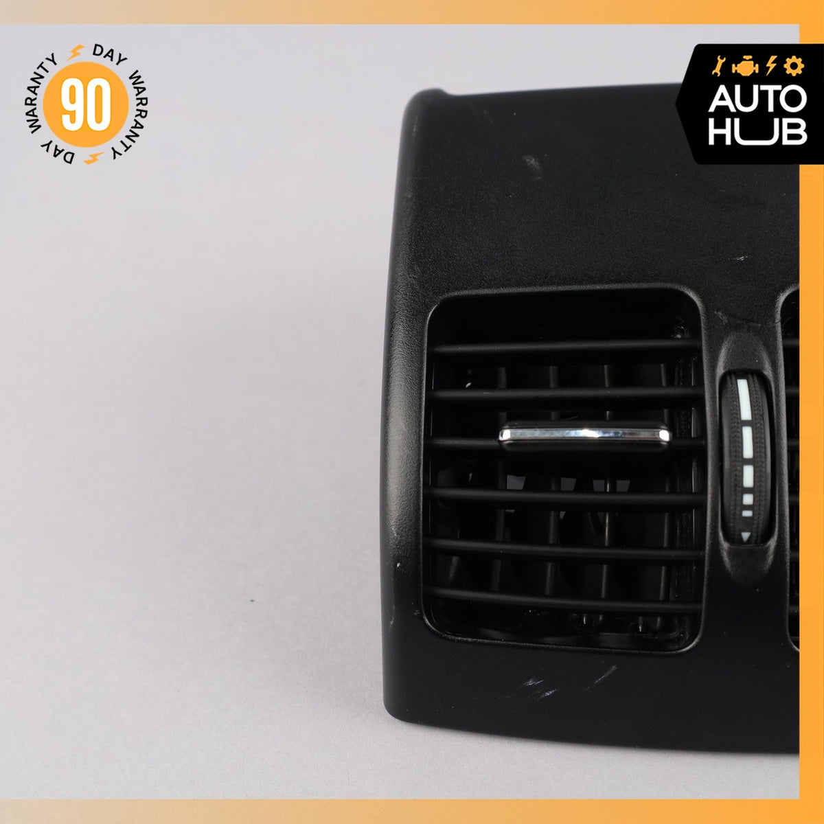 08-17 Mercedes W204 C250 E350 Rear Center Console AC Air Vent Trim Black OEM - photo 7