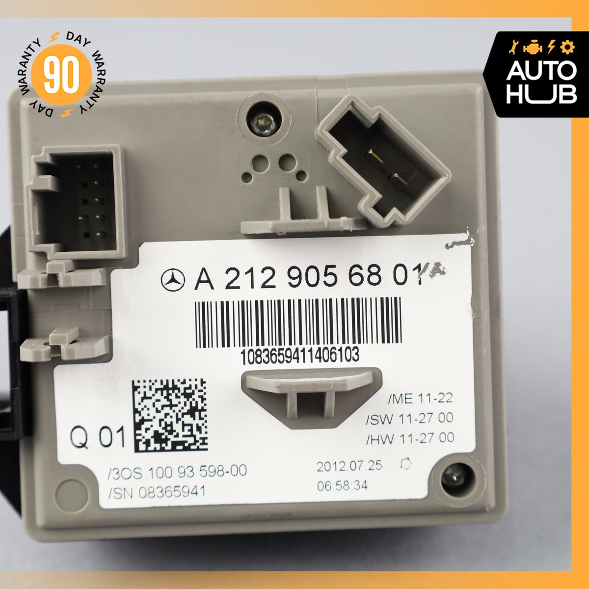 10-16 Mercedes R172 SLK250 SLK350  E350 Ignition Switch Module w/Button OEM - photo 13