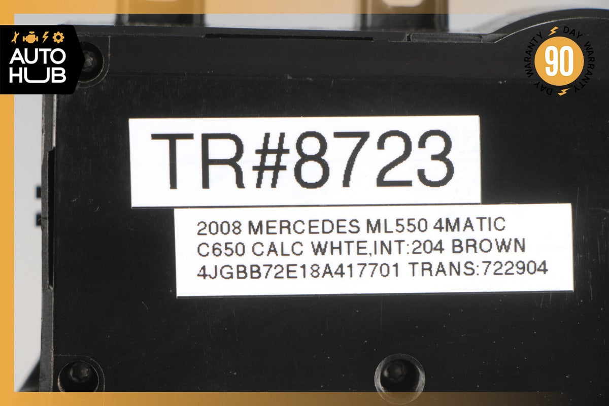 06-11 Mercedes W164 ML550 R350 Rear A/C Heater Climate Control Switch Unit OEM - photo 11