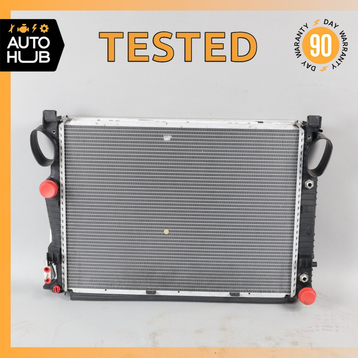 03-06 Mercedes R230 SL500 Engine Cooling Radiator AC A/C Condenser OEM - photo 1